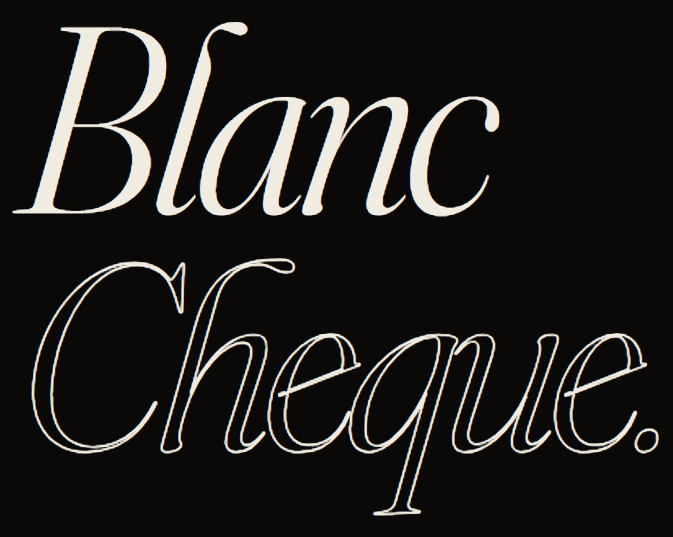 Blanc Cheque